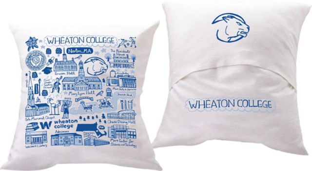 Wheaton College 18x18 Pillow