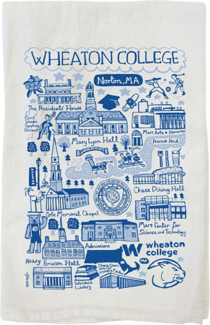 Wheaton College Julia Gash Kitchen Towel