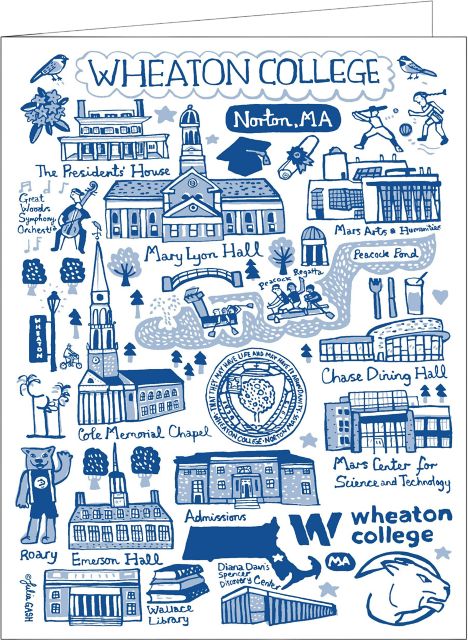 Wheaton College 10 Pack Notecards