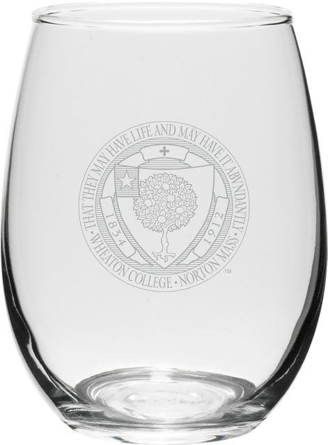 Wheaton College 15 oz. Wine Glass