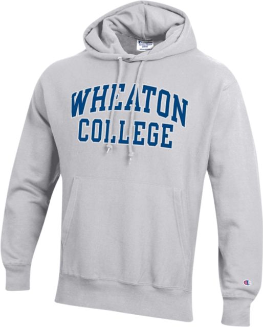 Wheaton College Reverse Weave Hooded Sweatshirt