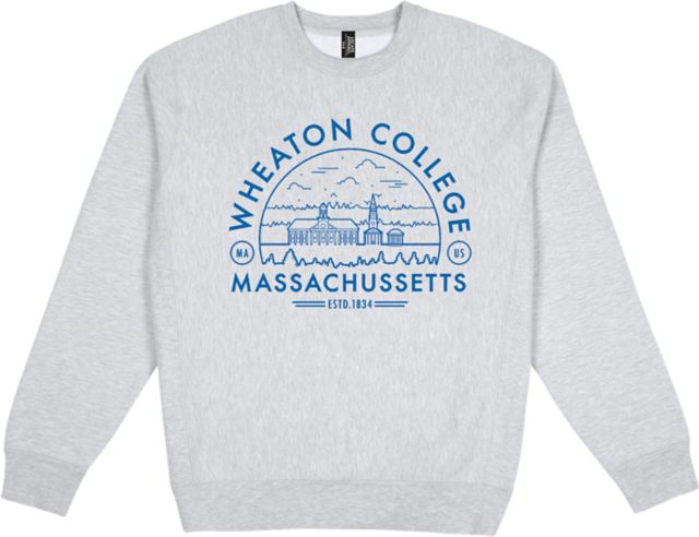 Wheaton College Premium Heavyweight Pullover Fleece Crewneck - ONLINE ONLY