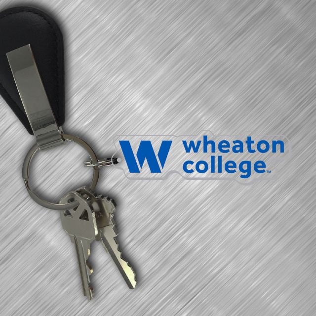 Wheaton College Lyons Keychain