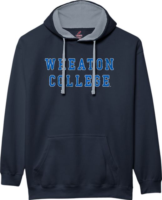 Wheaton College Colorblock Hooded Sweatshirt
