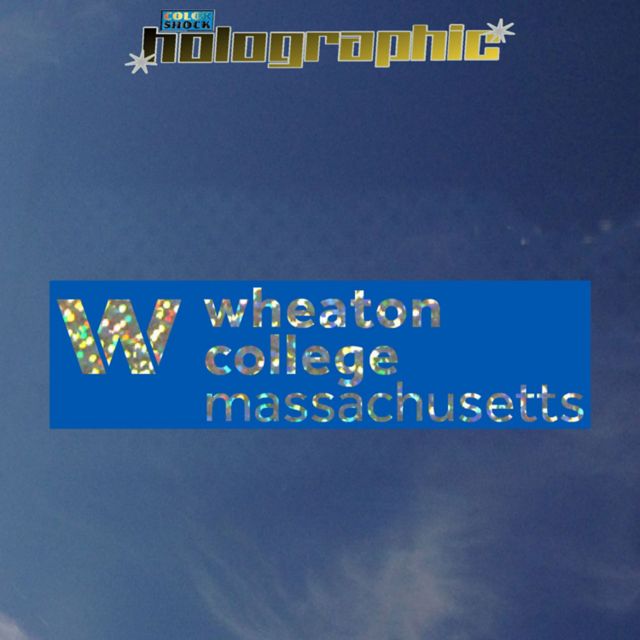 Wheaton College Hologram Decal