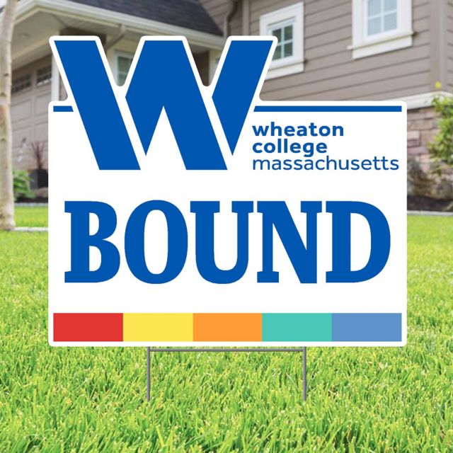 Wheaton College Bound 22 x 19 Lawn Sign