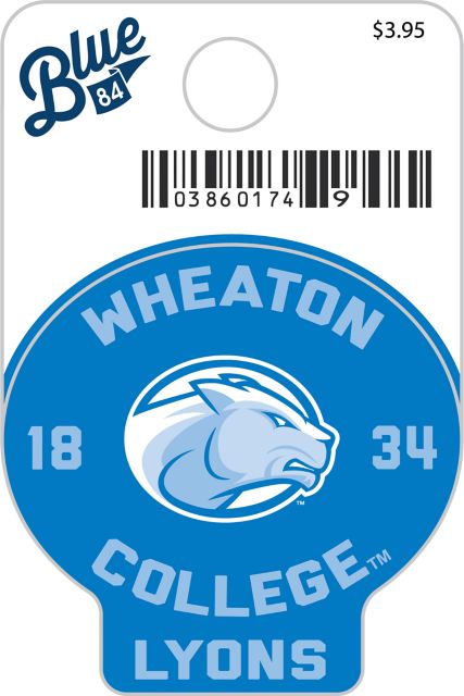 Wheaton College Lyons Mini Sticker