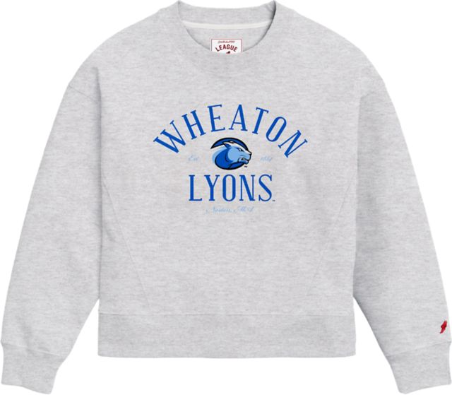 Wheaton College Lyons Women's Boxy Crewneck Sweatshirt