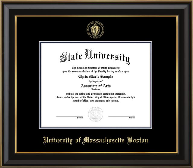 University of Massachusetts-Boston Classic Diploma Frame