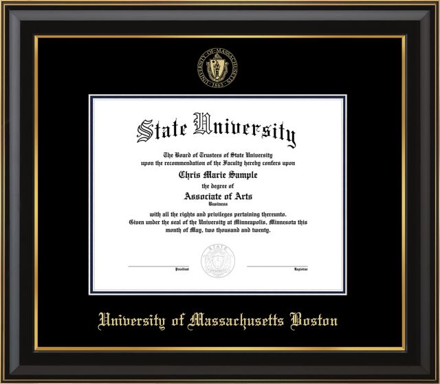 University of Massachusetts-Boston Classic Diploma Frame