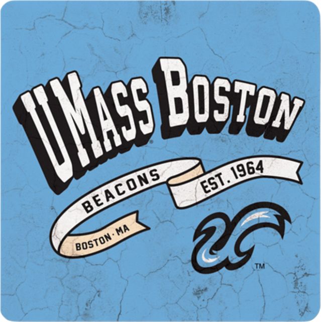 University of Massachusetts-Boston Beacons 4"x4" Coaster