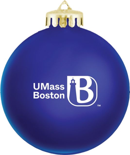 University of Massachusetts-Boston Shatterproof Round Ornament