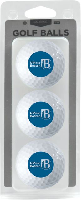 University of Massachusetts-Boston Golf Balls 3-Pack