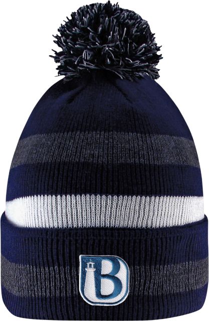 University of Massachusetts-Boston Cuff Pom Knit Hat