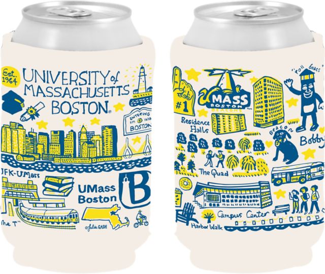 University of Massachusetts-Boston Julia Gash Can Coozie