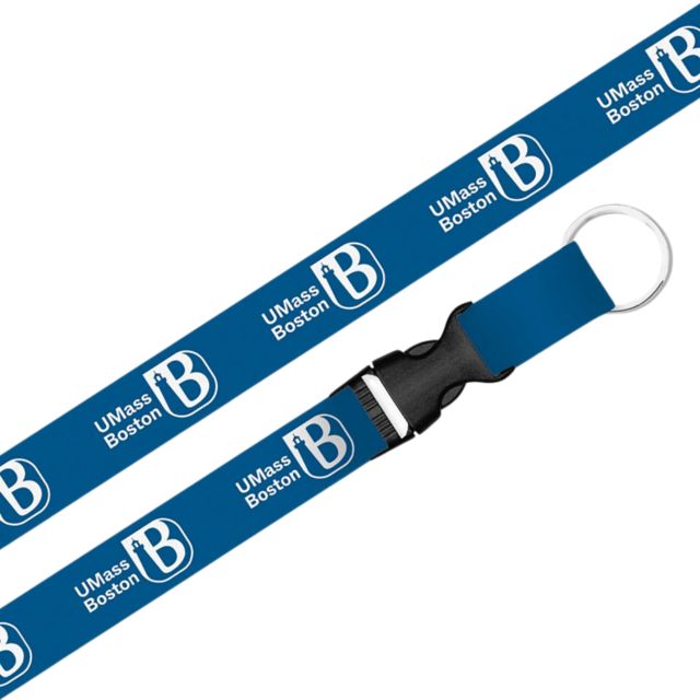 University of Massachusetts-Boston Lanyard with Buckle