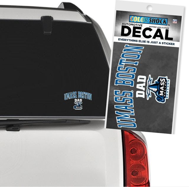 University of Massachusetts-Boston Beacons Dad Decal