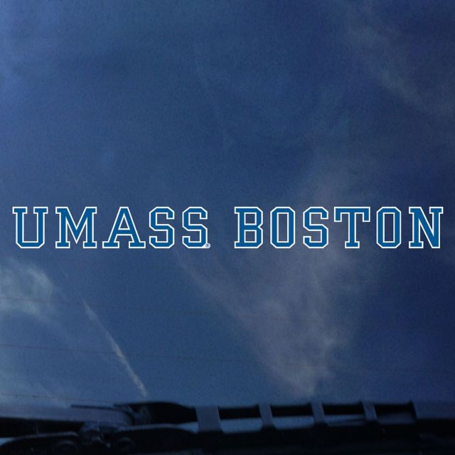 University of Massachusetts-Boston Strip Decal