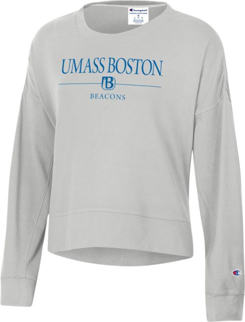 University of Massachusetts-Boston Beacons Women's Suede Crewneck Sweatshirt