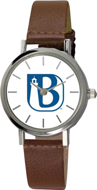 University of Massachusetts-Boston 28 mm Ladies Leather Watch