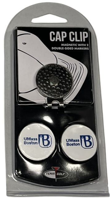 University of Massachusetts-Boston Golf Cap Clip and Ball Marker Set