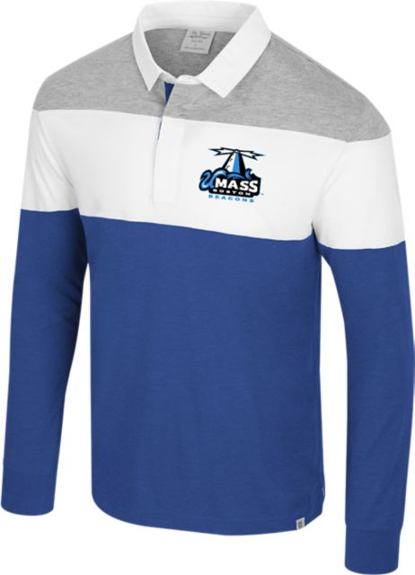 University of Massachusetts-Boston Beacons Ground Floor Long Sleeve Rugby Polo