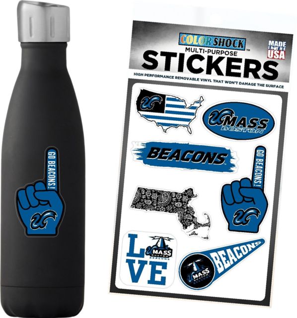 University of Massachusetts-Boston 7.5'' x 7.5'' Sticker Sheet
