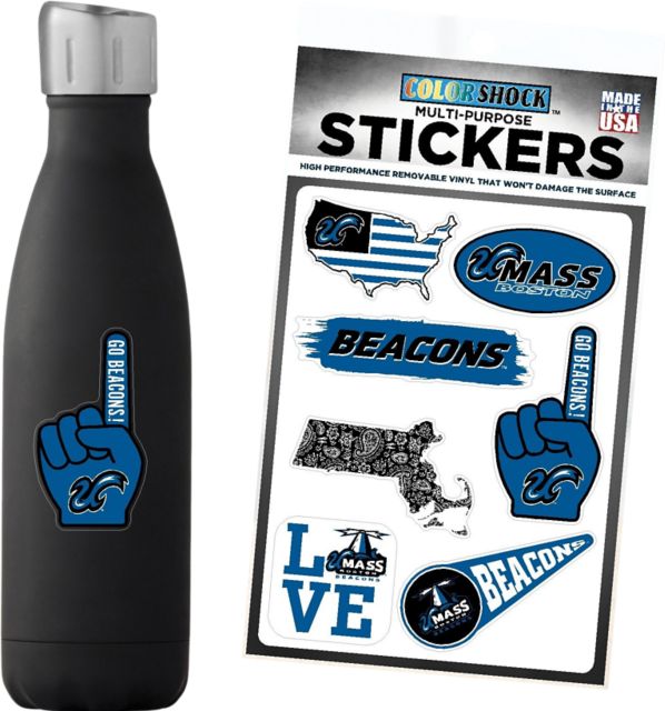 University of Massachusetts-Boston 7.5'' x 7.5'' Sticker Sheet