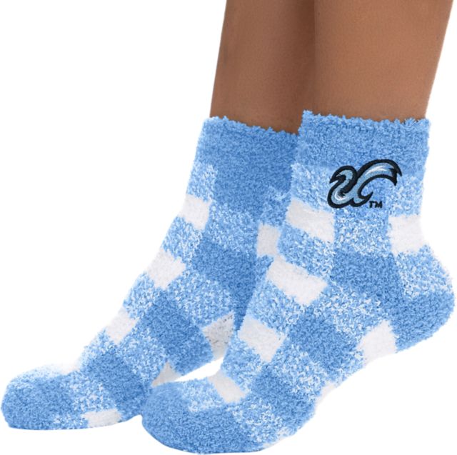 University of Massachusetts-Boston Buffalo Check Socks