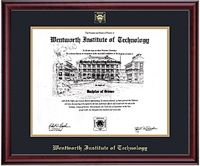 Wentworth Institute of Technology 11'' x 14'' Classic Diploma Frame