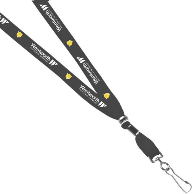 Wentworth Institute of Technology Leopards 3/8'' Swivel Hook Lanyard