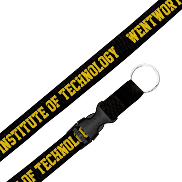 Wentworth Institute of Technology .75 Woven Lanyard