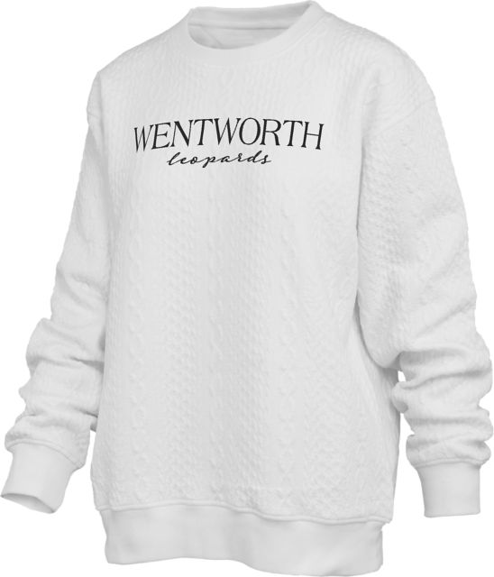 Wentworth Institute of Technology Leopards Women's Oversized Crewneck Sweatshirt