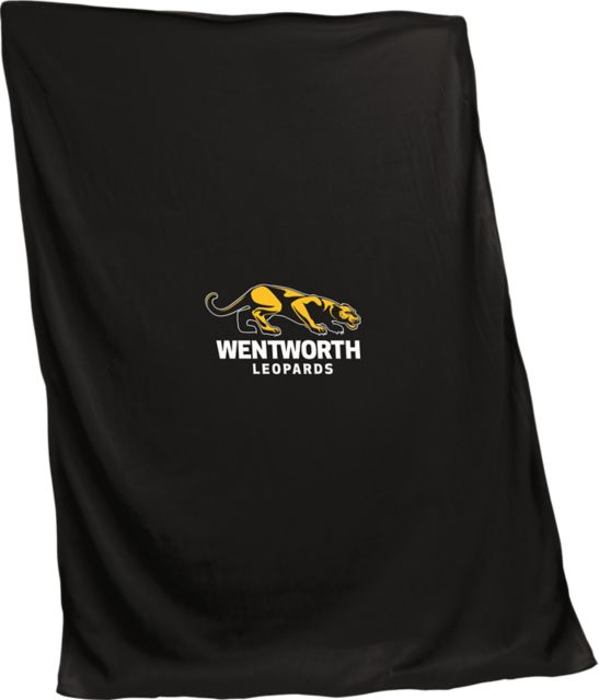 Wentworth Institute of Technology 84x54 Leopards Blanket