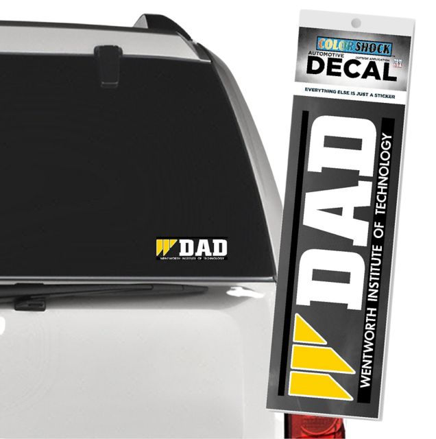 Wentworth Institute of Technology Dad Decal