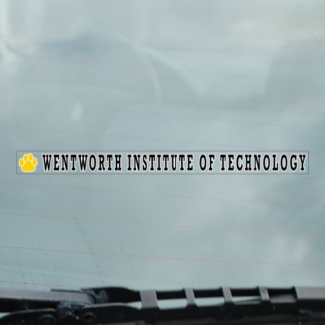 Wentworth Institute of Technology Leopards Strip Decal