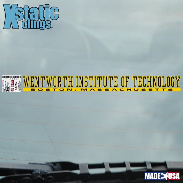 Wentworth Institute of Technology Strip Decal