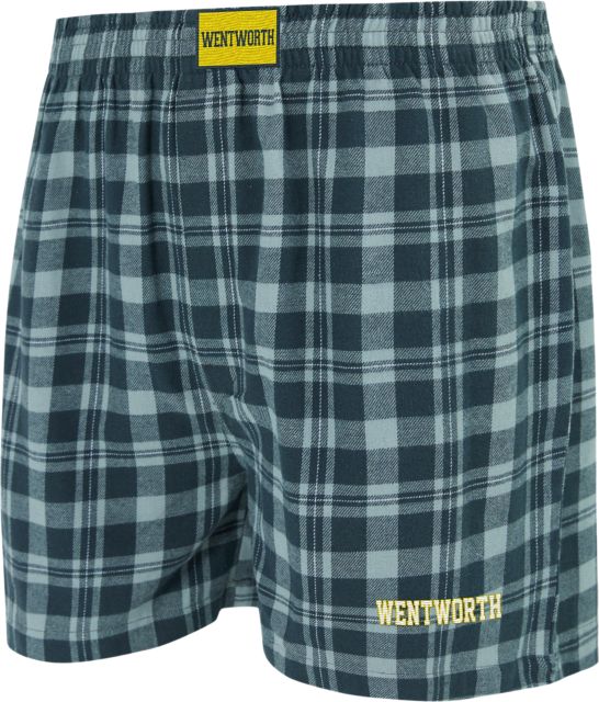 Wentworth Institute of Technology Flannel Boxers