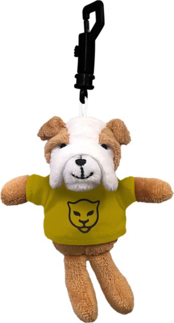 Wentworth Institute of Technology Leopards Plush Keychain