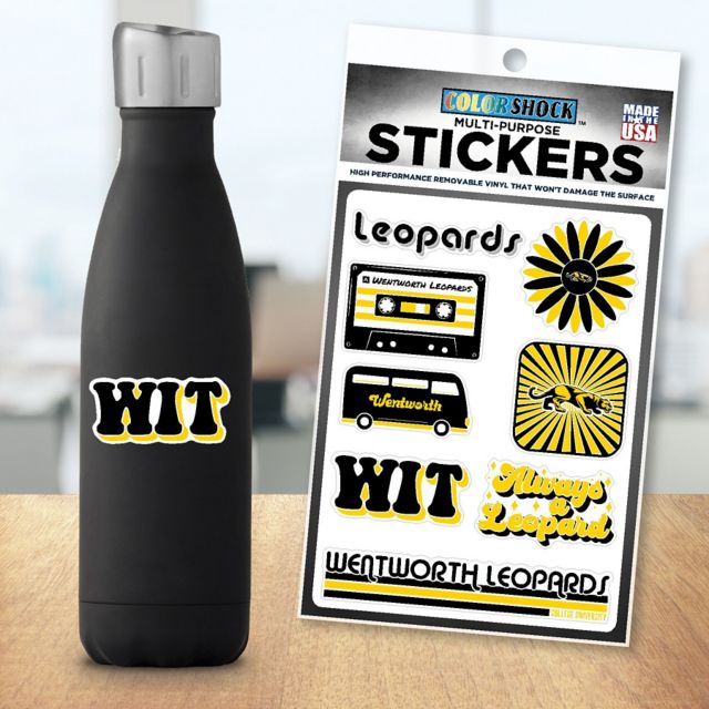 Wentworth Institute of Technology 7.5'' x 7.5'' Sticker Sheet