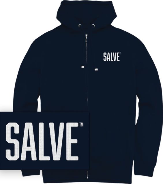 Salve Regina University Chainstitch Full Zip Hooded Sweatshirt