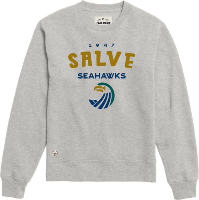 : Salve Regina University Official Seahawks Logo Unisex Adult T  Shirt,Athletic Heather, Small : Sports & Outdoors