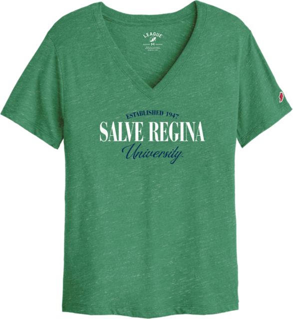 Salve Regina University Women's V-Neck Short Sleeve T-Shirt
