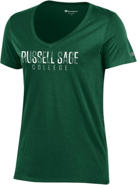 russell athletic v neck t shirts