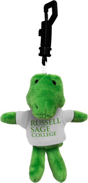 Russell Sage College Plush Keychain