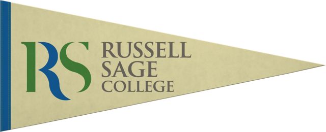 Russell Sage College 12"X30" Full Color Pennant