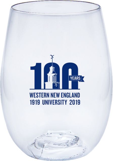 Western New England University 16oz Wine Glass