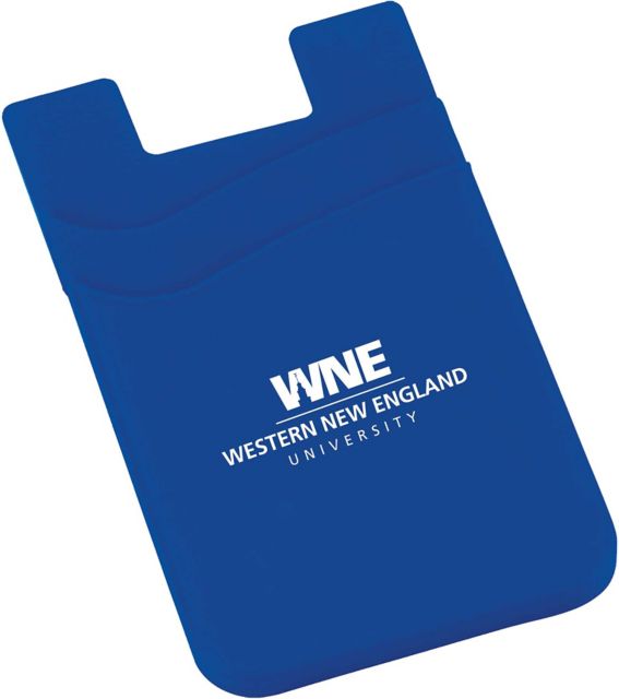 Western New England University Silicone Card Wallet