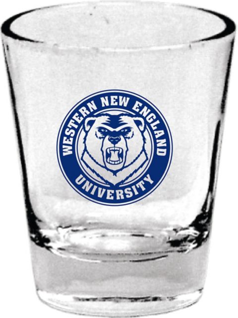 Western New England University Golden Bears 1.5 oz. Collector's Glass
