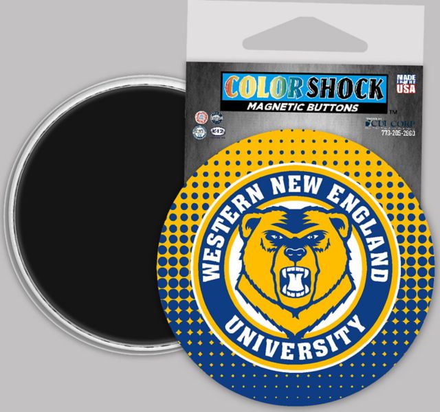 Western New England University 3" Button Magnet